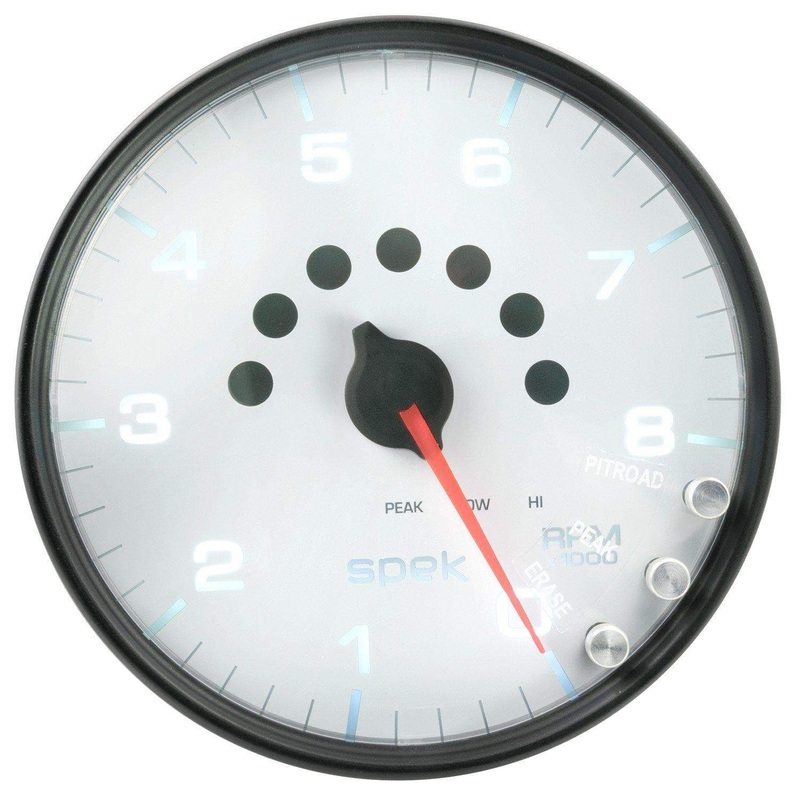 Autometer Spek-Pro 5″ Tachometer W/Shift Light 8K RPM