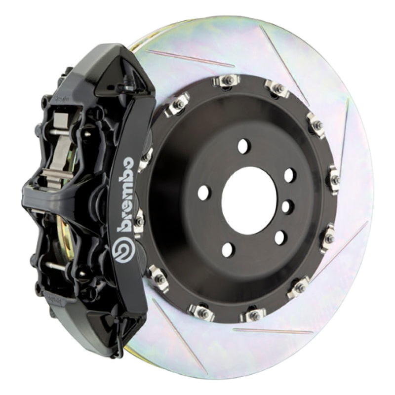 Brembo 03-09 Range Rover Front GT BBK 6 Piston Cast 405×34 2pc Rotor Slotted Type-1-Black
