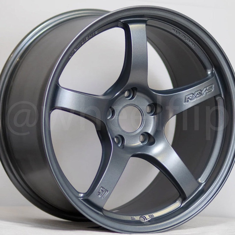 Gram Lights 57CR 18×9.5 +38 5×114.3 Gun Blue 2 (SET)