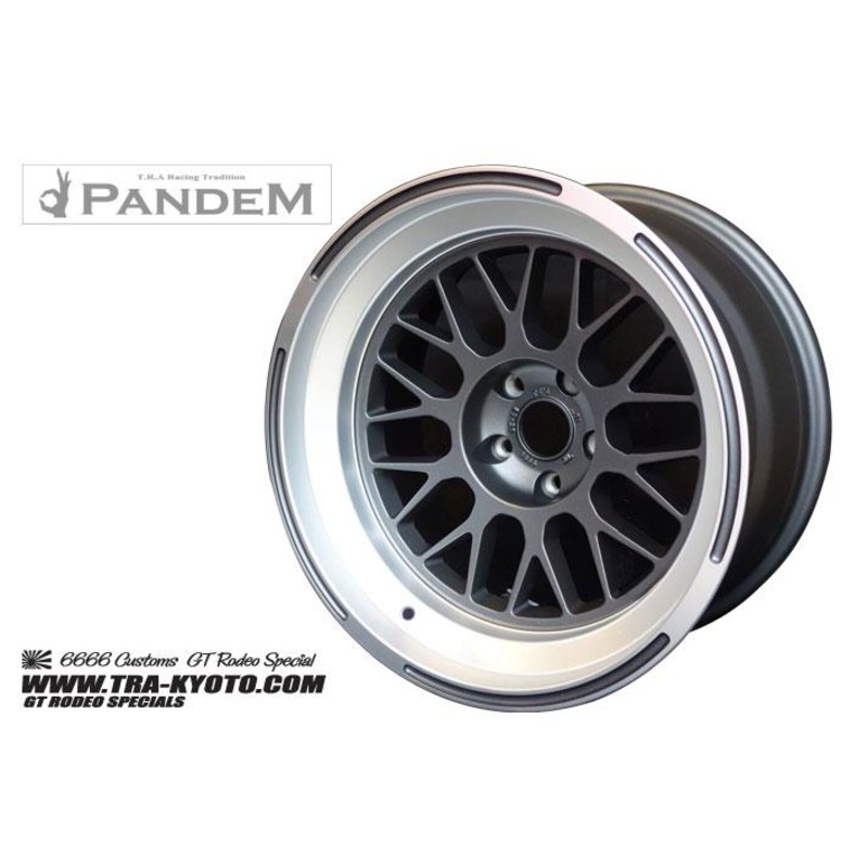 GReddy Pandem 6666 Wheels 18×11 -40 5-114.3 Gunmetal