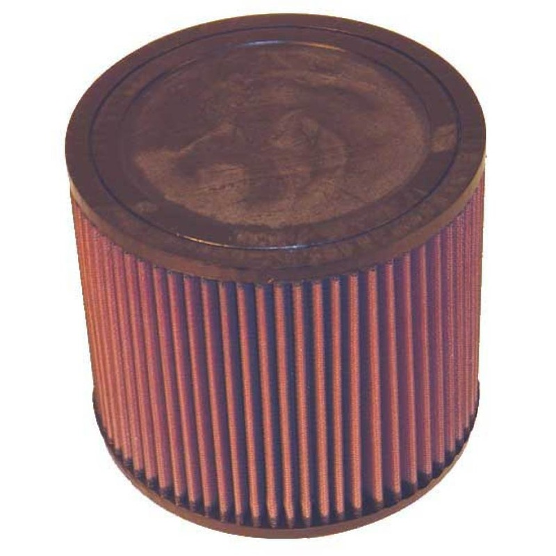 K&N Universal Air Filter – Round Straight 4in Flange ID x 7in OD x 6in Height