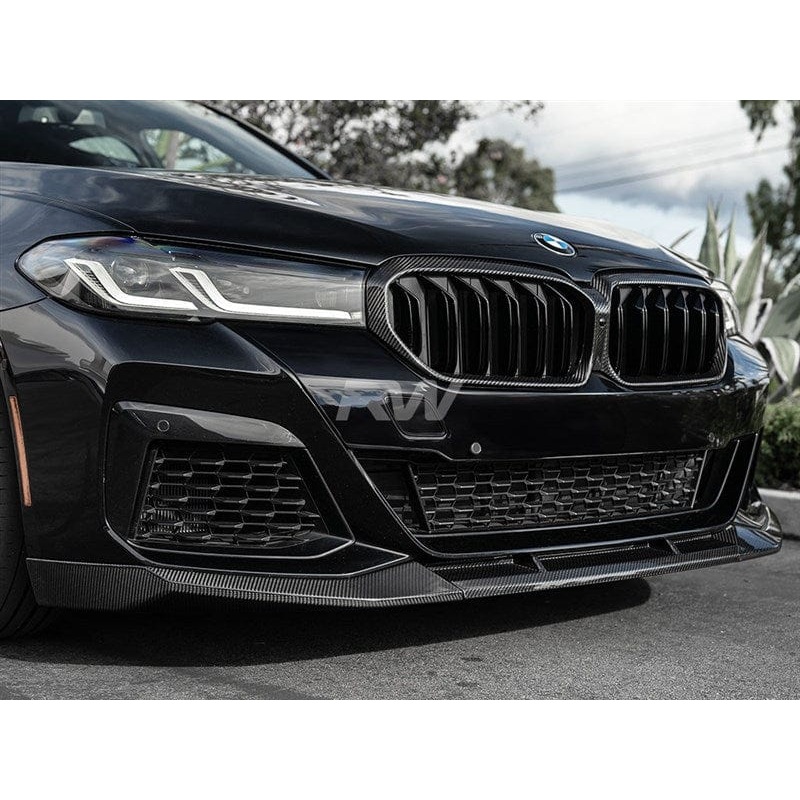 RW Carbon CF Front Lip Spoiler (LCI) – BMW / G30 / 5 Series