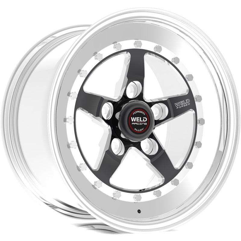 Weld Weldstar 15×16 / 4.5in BP / 7.5in. BS Black Wheel – Non-Beadlock
