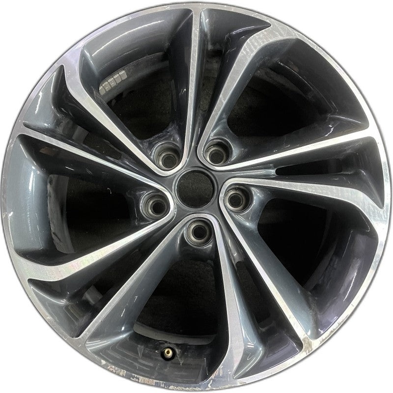 18″ ENCORE GX 20 18×7.5 5 split spoke machined face with gray pockets opt PXJ Original OEM Wheel Rim