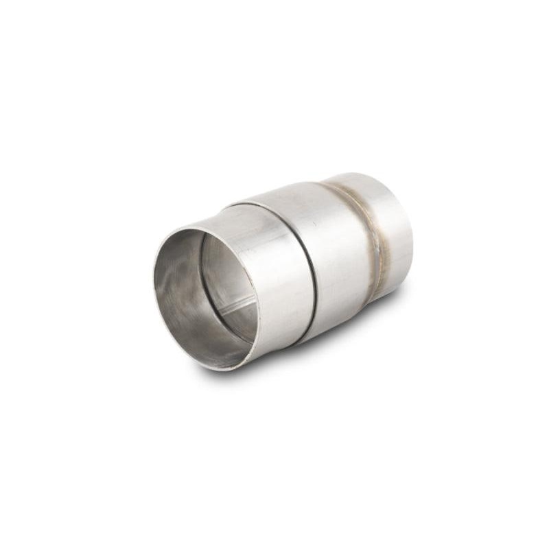 Vibrant SS Slip Joint Adapter for 3in OD Tubing (2 Piece Assembly) Welded