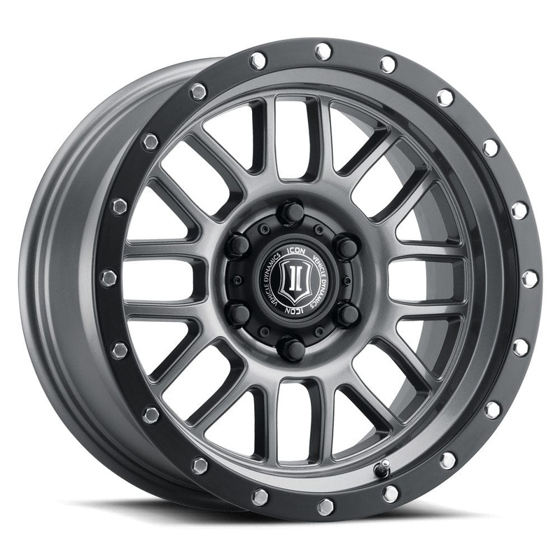ICON Alloys Alpha 17″ 6×135 Titanium