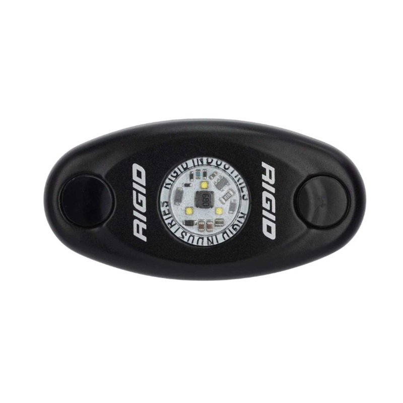 Rigid Industries Rigid A-Series LED Rock Light Kit – High Power / White / 6pk (RIG400253)