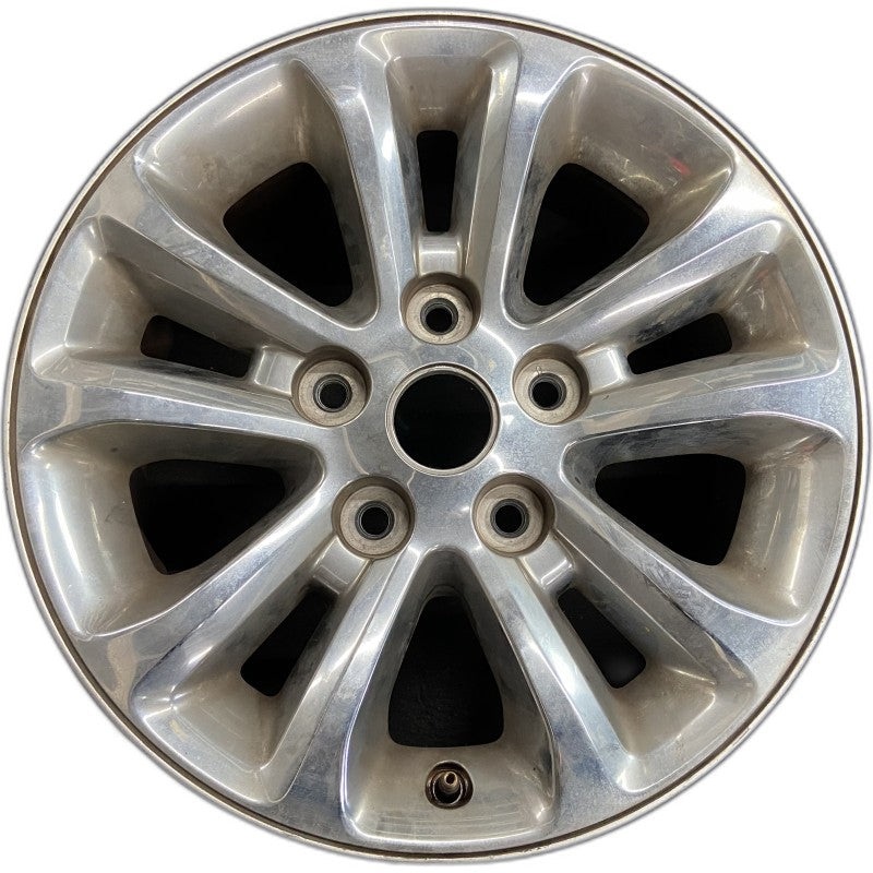 17″ DODGE 1500 PICKUP 13-18 17×7 aluminum 10 spoke chrome clad opt WFJ Original OEM Wheel Rim