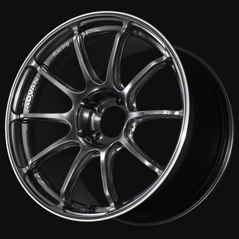 Advan RSIII Wheel – 18×9.5 +45 | 5×100 | Racing Hyper Black & Ring