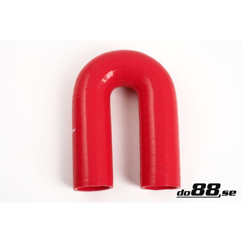 Silicone Hose Red 180 degree 1,5” (38mm)