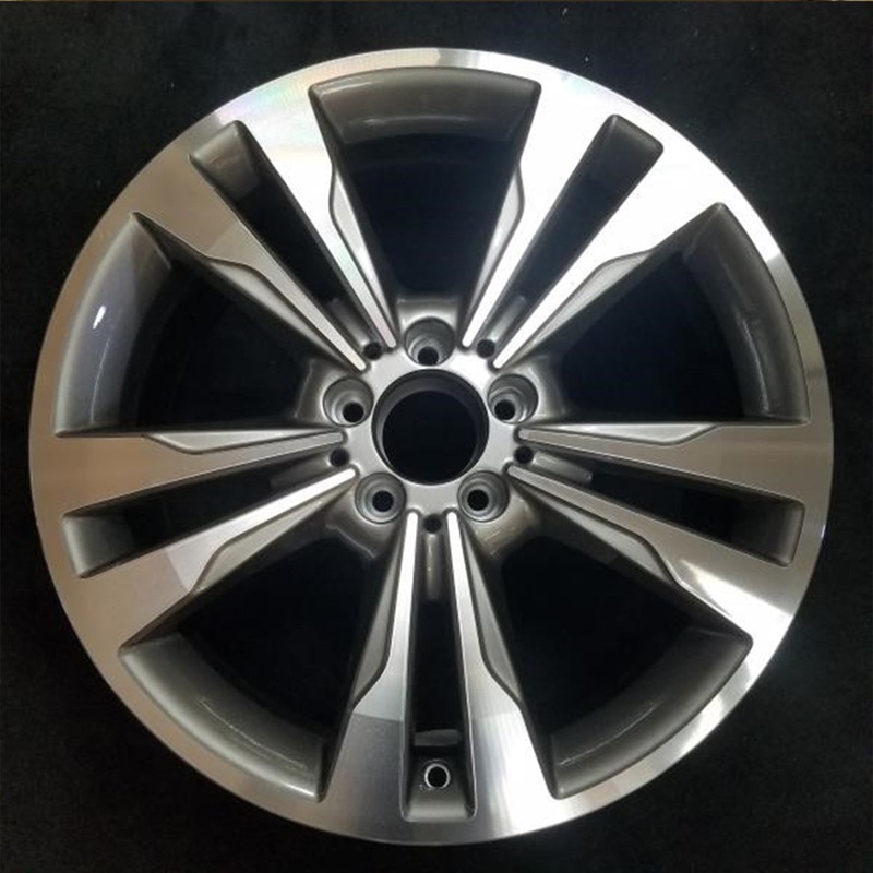 For Mercedes-Benz E-Class E350 E400 OEM Design Wheel 18″ 18×8.5 2014-2016 Machined GREY Single Replacement Rim