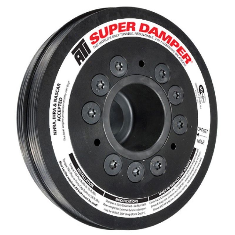 ATI Damper – 6.78in – Alum – (2) 4 Grv – Mitsubishi Eclipse – 4G63 w/Integral Lower Cam Drive