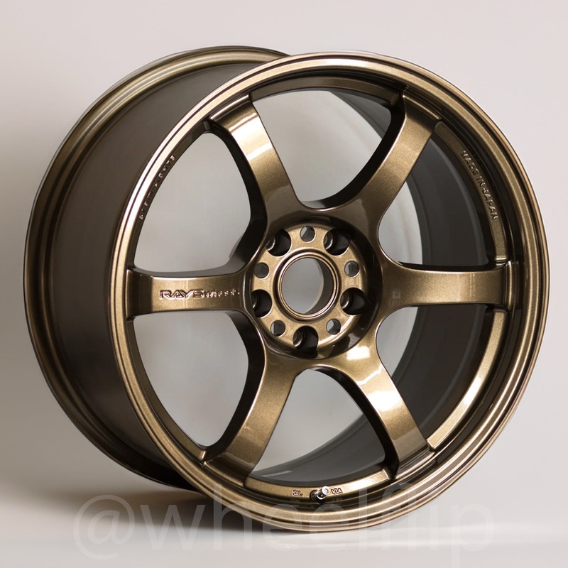 Gram Lights 57DR 18×9.5 +38 5×100 Almite Gold (SET)