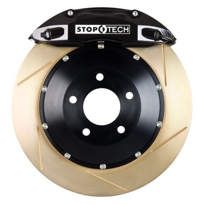 StopTech 07-10 BMW 335 Series BBK Rear Black ST-40 Calipers Zinc Slotted 345×28 Rotors