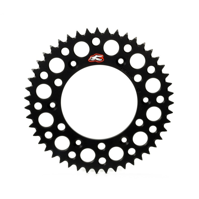 Renthal 92-24 Honda CR125R/250R/500R/CRF250R/X/450R/RWE/RX Rr Grooved Sprocket – Blk 520-49P Teeth