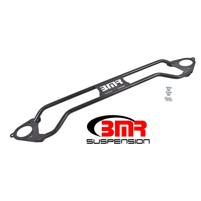 BMR 16-17 6th Gen Camaro Front Twin Tube Design Strut Tower Brace – Black Hammertone