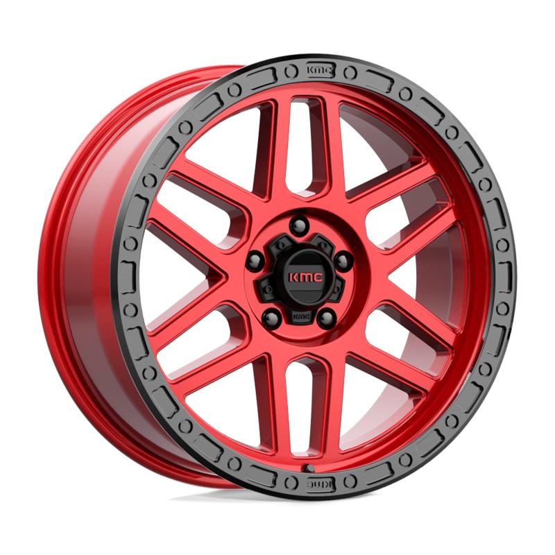 KMC Wheels KM544 Mesa 20″ 5×150 Candy Red With Black Lip