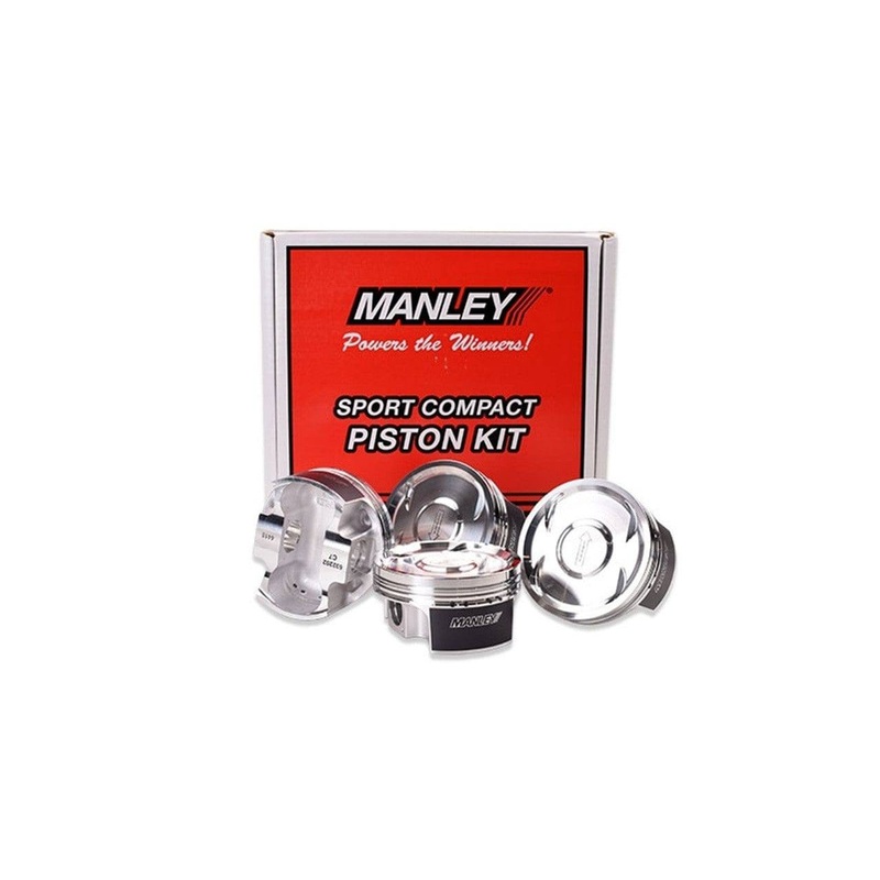 Manley Platinum Series Forged Pistons Fits Subaru WRX STi EJ257 99.55mm +0.05mm -17 cc 8.5:1