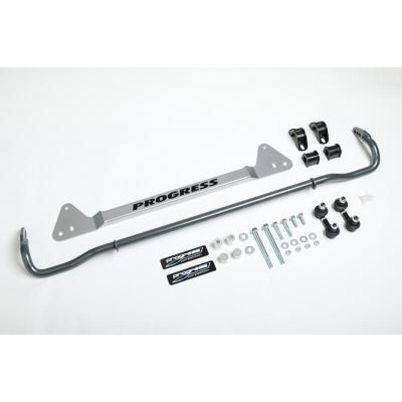 Progress Tech 92-95 Honda Civic / Honda Del Sol Tubular Rear Sway Bar (25mm – Adjustable)