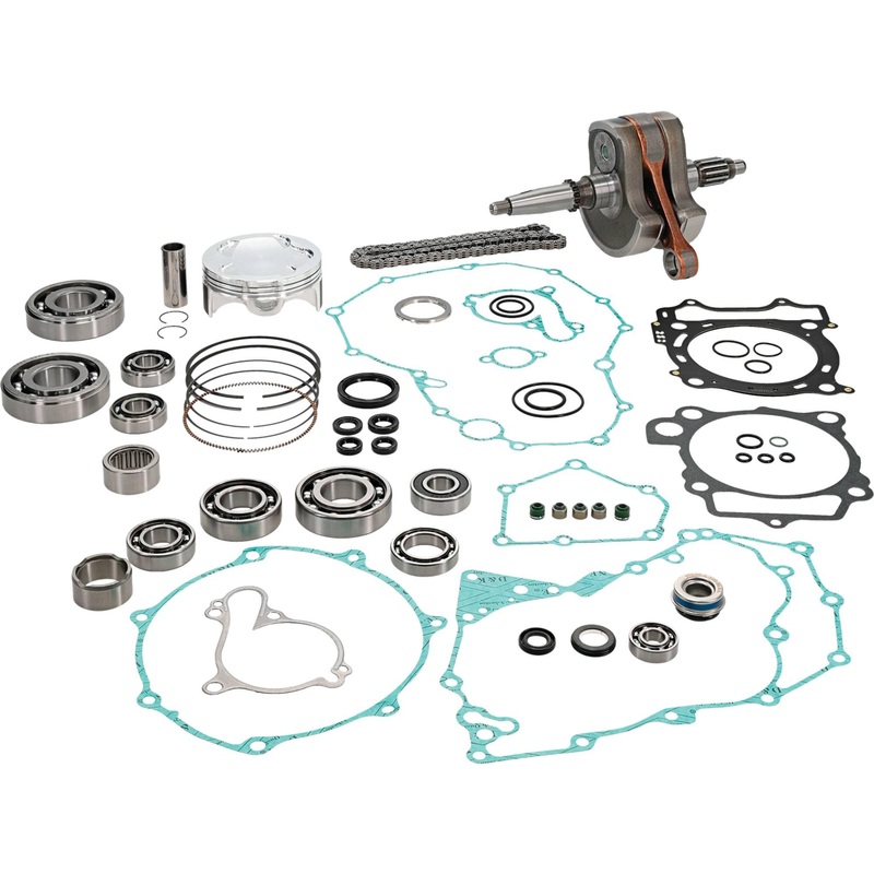 Vertex WR101-147 Pistons 09-13 YFZ 450 R/10-11 YFZ 450 X Complete Engine Rebuild Kit