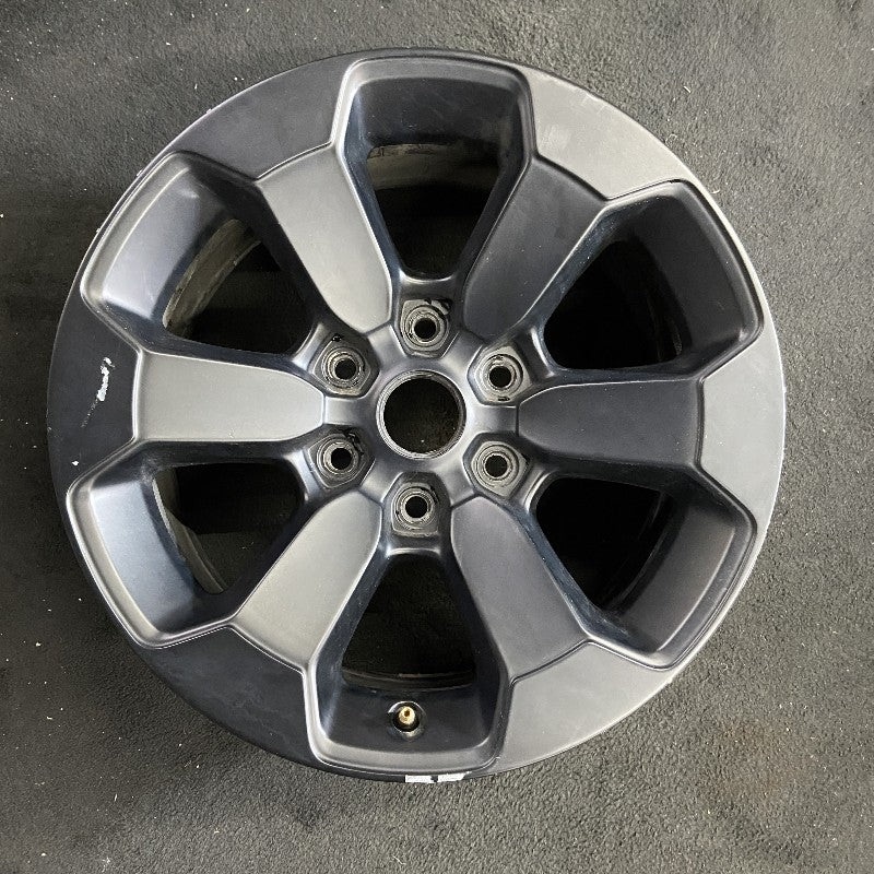 18″ DODGE 1500 PICKUP 20-21 6 lug 18×8 aluminum 6 spoke opt WBS black Original OEM Wheel Rim