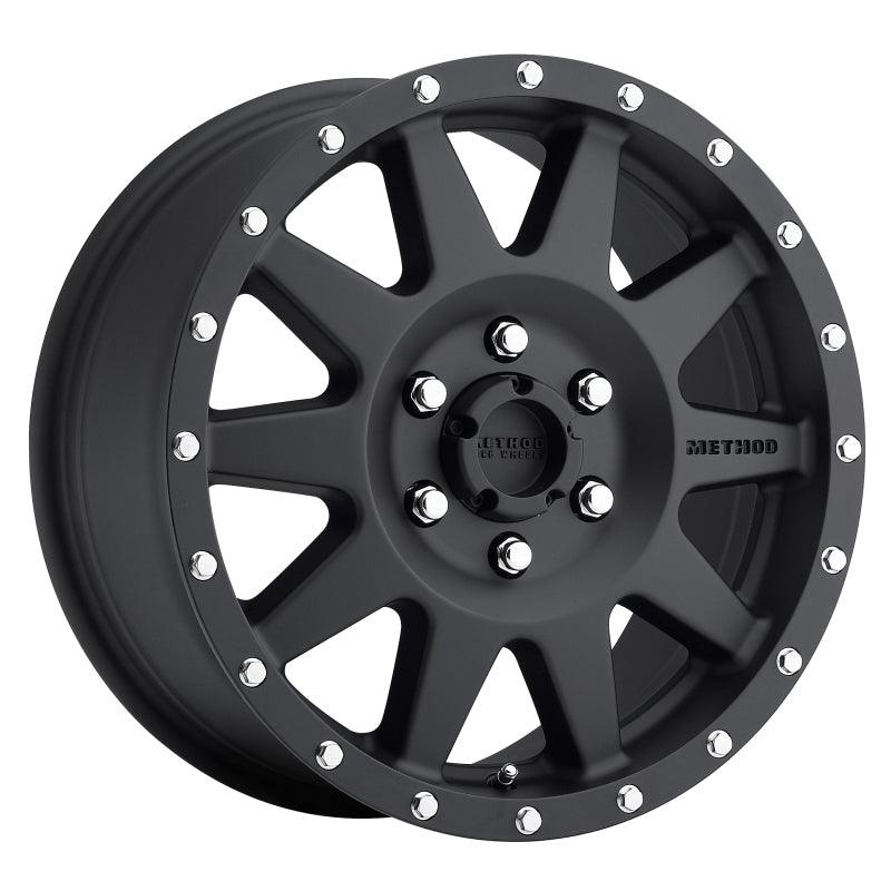 Method MR301 The Standard 17×7.5 +50mm Offset 6×130 84.1mm CB Matte Black Wheel