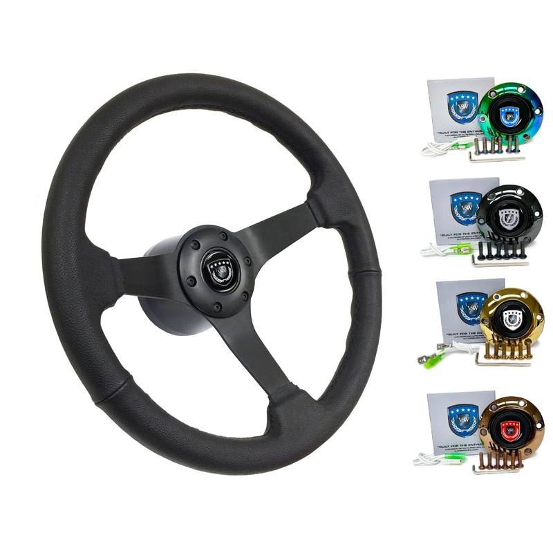 2000+ Toyota Tundra Steering Wheel Kit | Black Leather | ST3160BLK