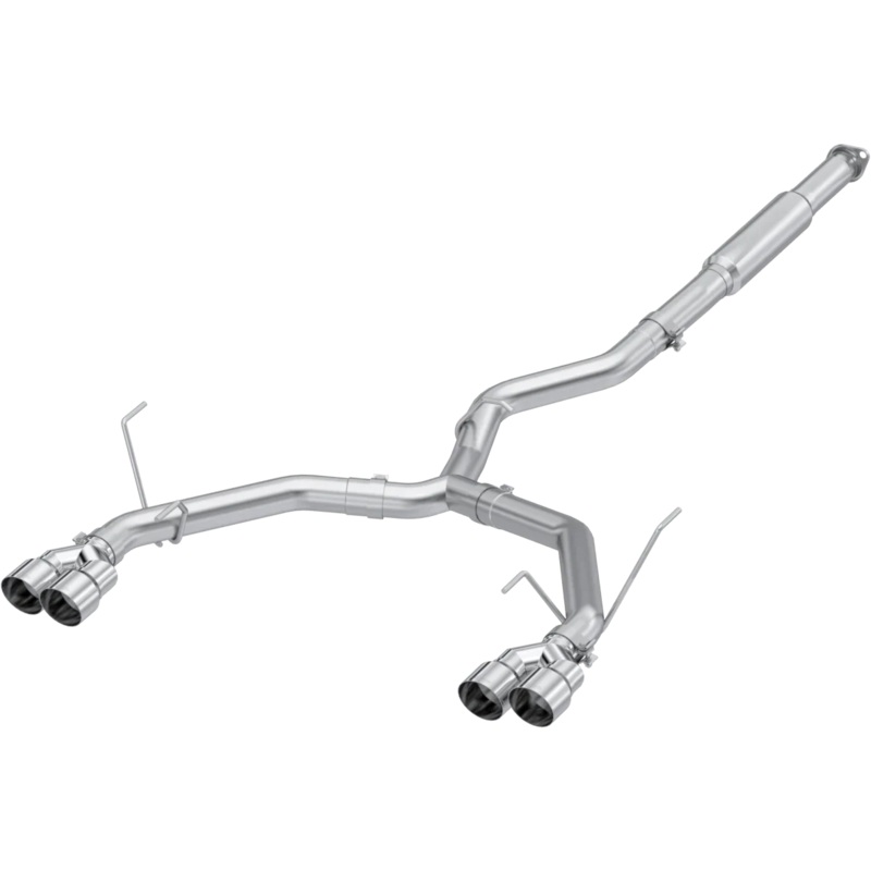 MBRP [22-25 WRX] 3in Cat-Back Dual Split Rear Quad Tips Race Profile Exhaust | S4808304