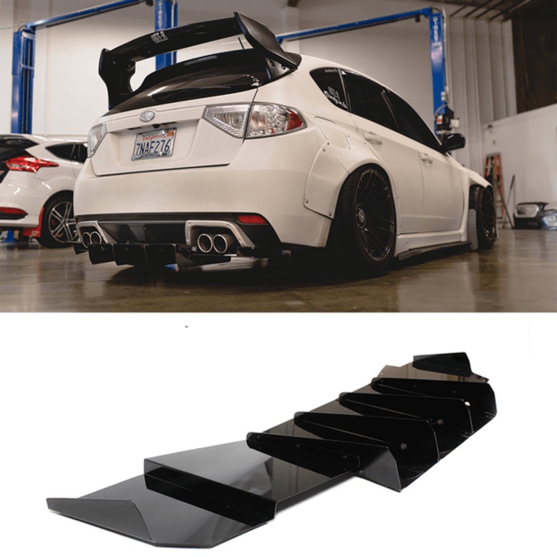 AeroflowDynamics 2011 – 2014 Subaru Wrx/Sti Rear Diffuser V2 (Hatchback Models Only)