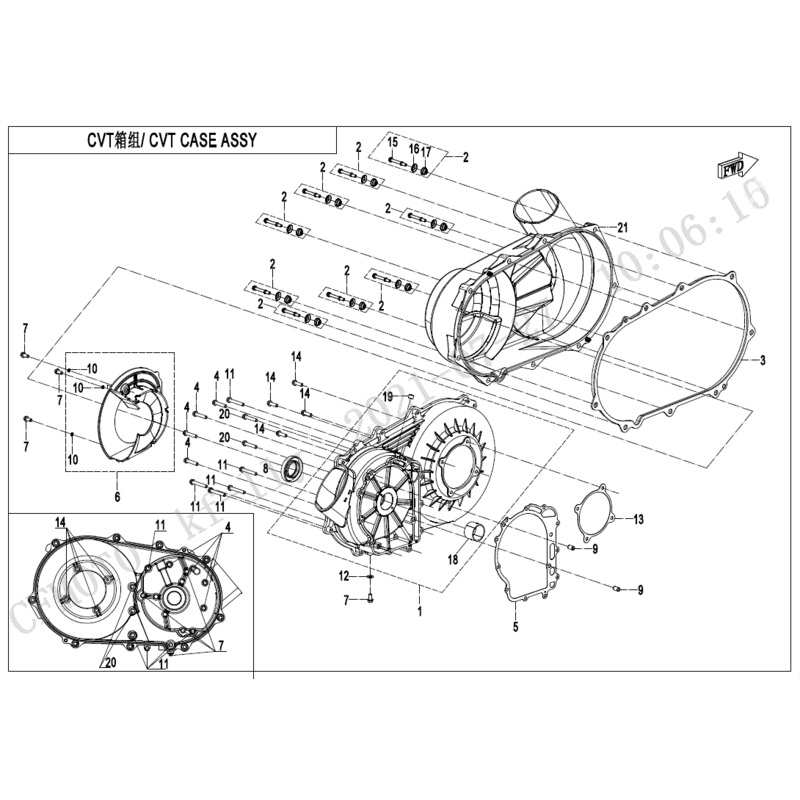 Cover Cvt Case by CF Moto