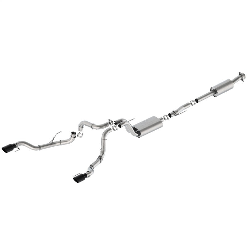 Ford Racing 21-24 F-150 Sport Bumper Exit Exhaust – Black Tips