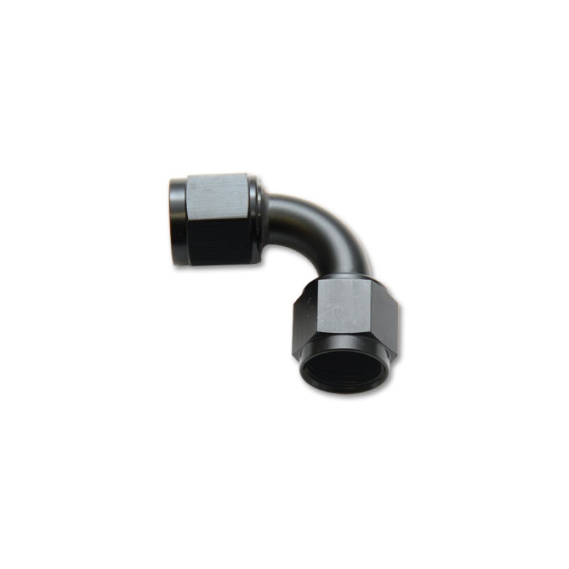 Vibrant -3AN Female 90 Degree Union Adapter (AN to AN) – Anodized Black Only