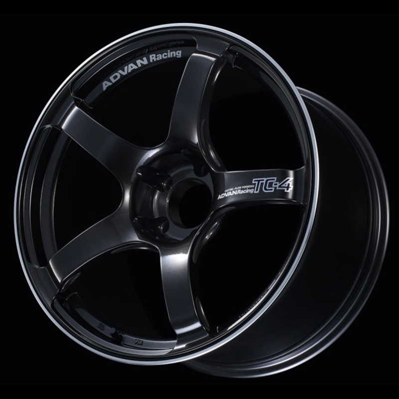 Advan TC-4 Wheel – 17×7.5 +48 | 5×114.3 | Black Gun Metallic & Ring