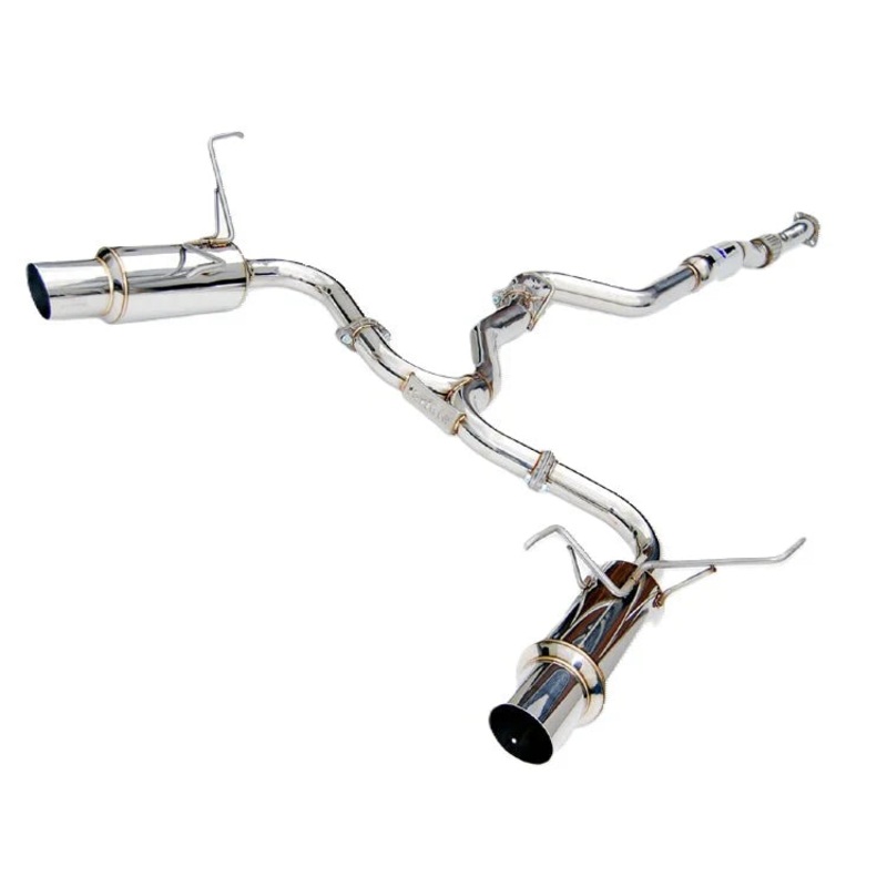 Invidia N1 Twin Outlet Single Layer Tip SS Cat-Back Exhaust | 2015-2021 Subaru WRX/STI Sedan (HS15STIGTP)