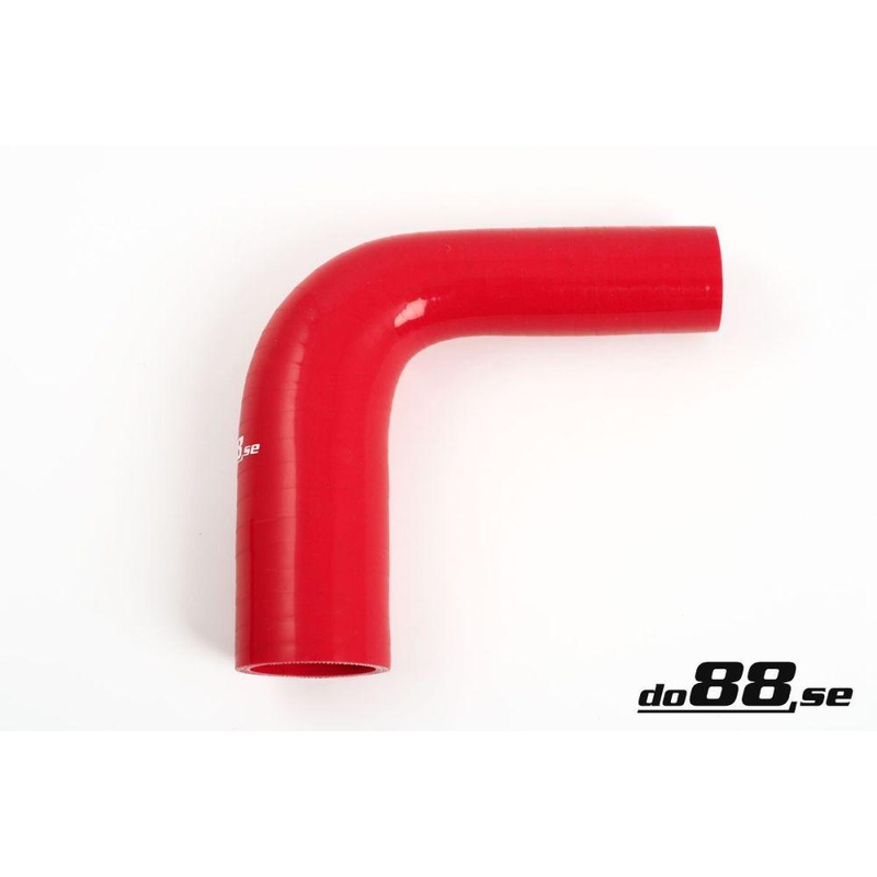 Silicone Hose Red 90 degree 1,25 – 1,5” (32 – 38mm)