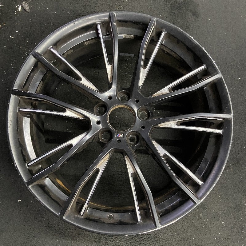 20″ BMW 320i 15 20×8 10 Y spoke narrow spoke opening black matte finish Original OEM Wheel Rim