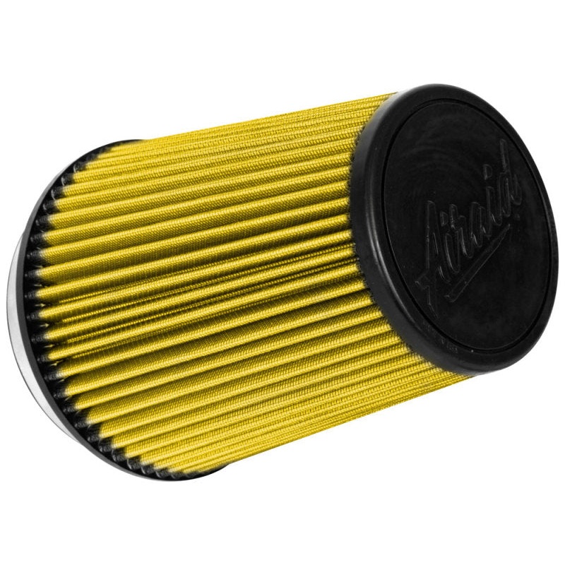 Airaid Universal Air Filter – Cone 5in FLG x 6-1/2in B x 4-3/4in T x 7-9/16in H – Synthaflow