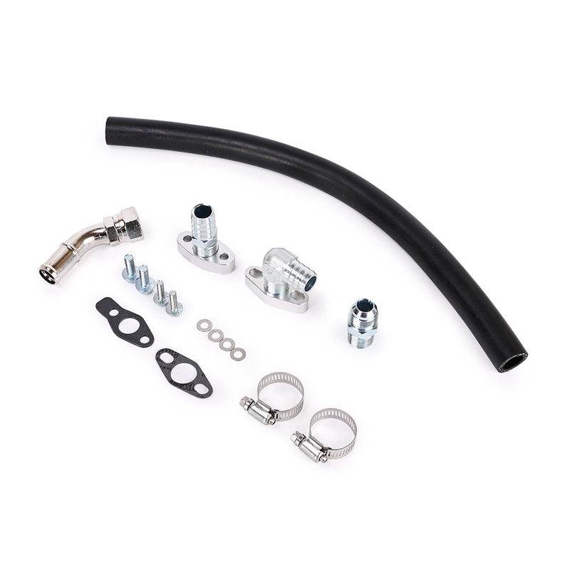 BorgWarner KKK K03 K04 AUDI VW Volkswagen Turbo Oil Return Drain Hose Line Kit