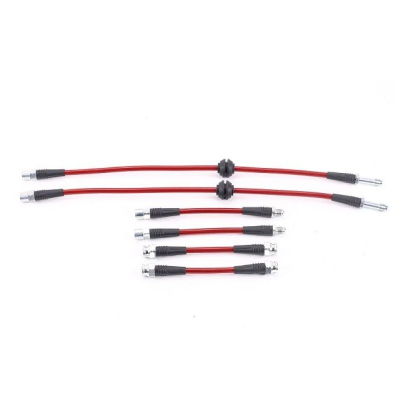 PowerStop Power Stop 93-98 Volkswagen Golf Front & Rear SS Braided Brake Hose Kit