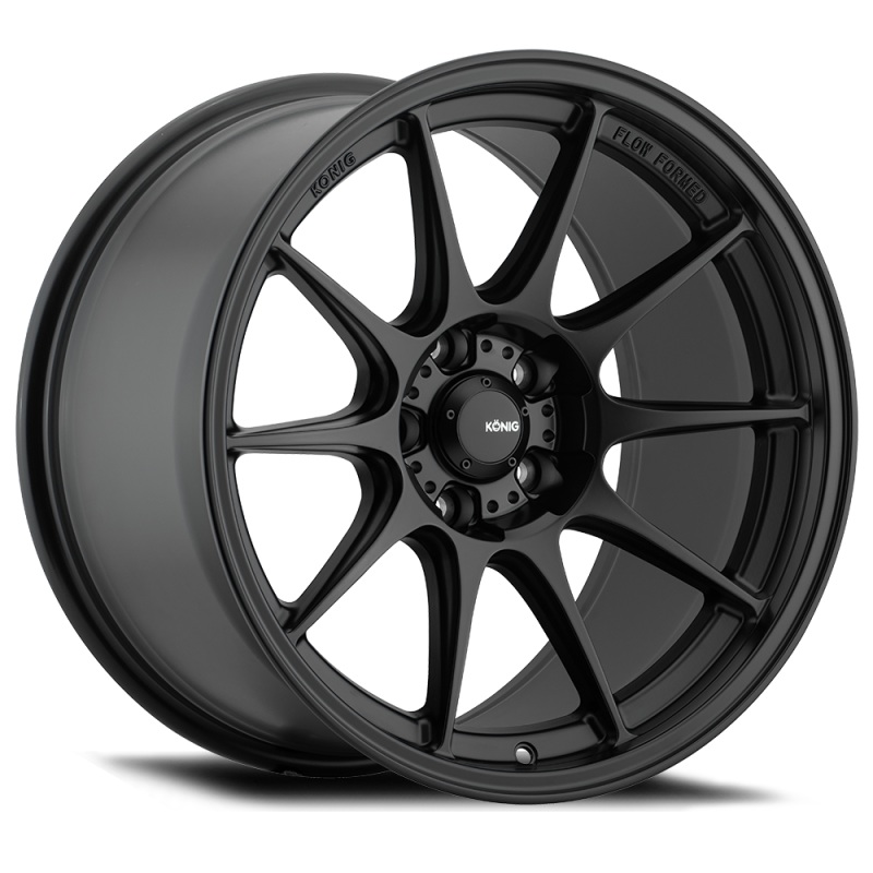 Konig Dekagram 17×8 5×100 ET40 Semi-Matte Black