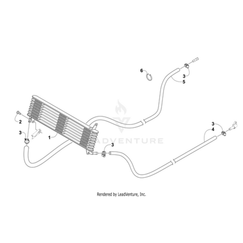 Oil Hose-9.52 Id X 2439 L by Arctic Cat