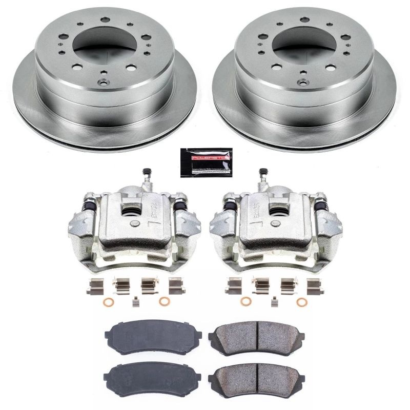 Power Stop Rear Autospecialty Brake Kit w/ Calipers Lexus LX470 1998-2007 / Toyota Land Cruiser 1998-2007 | KCOE1134