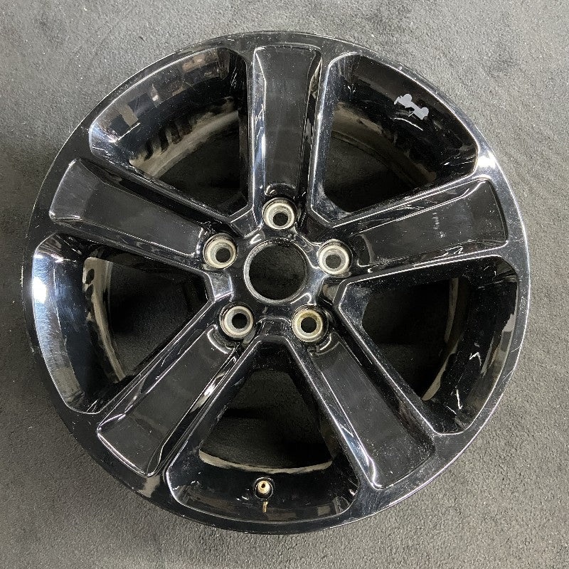 18″ WRANGLER 19-20 18×7.5 5 spoke straight spoke opt WBS gloss black Original OEM Wheel Rim