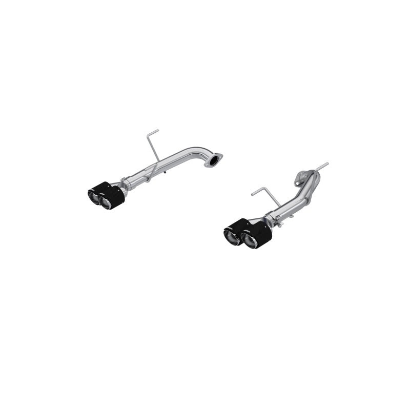 MBRP [22-25 WRX] T304 Stainless Steel, 2.5in Axle-Back, Dual Split Rear, Quad CF Tips, Race Profile | S48103CF