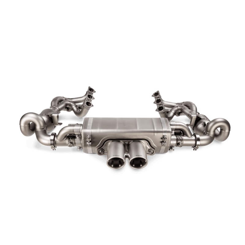 Akrapovic 21-22 Porsche 911 GT3/GT3 RS (992) Slip-On Race Line (Titanium) w/Titanium Tips