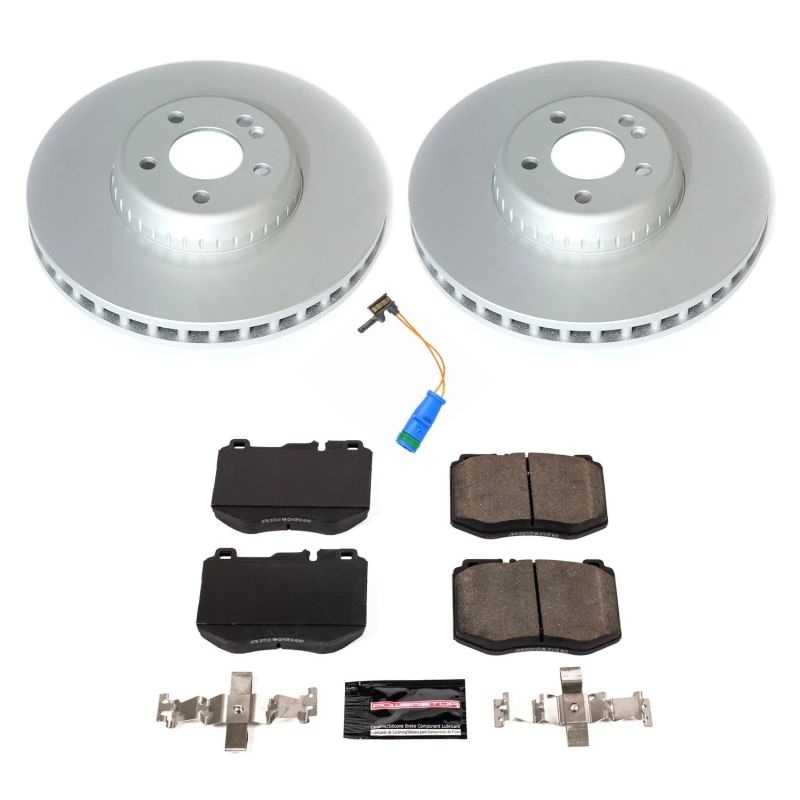 PowerStop Power Stop 2017 Mercedes-Benz E300 Front Z17 Evolution Geomet Coated Brake Kit