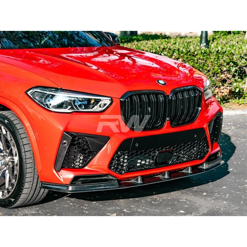 RW Carbon RWS Carbon Fiber Front Lip Spoiler – BMW / F95 / X5M