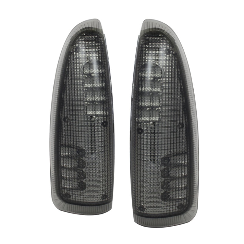 xTune Ford Superduty F250-F650 03-07 Amber LED Mirror Signal Lens – Smoke ACC-LED-FDSD99-MR-SM