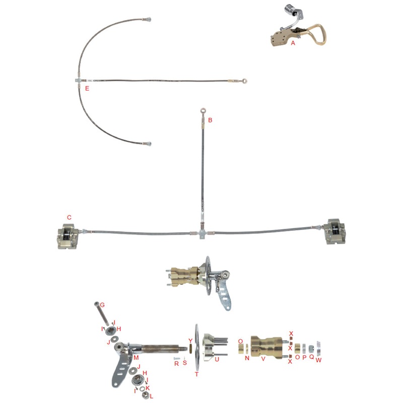 A. 0029.FA Tony Kart OTK Complete BS7 Front Brake Pump