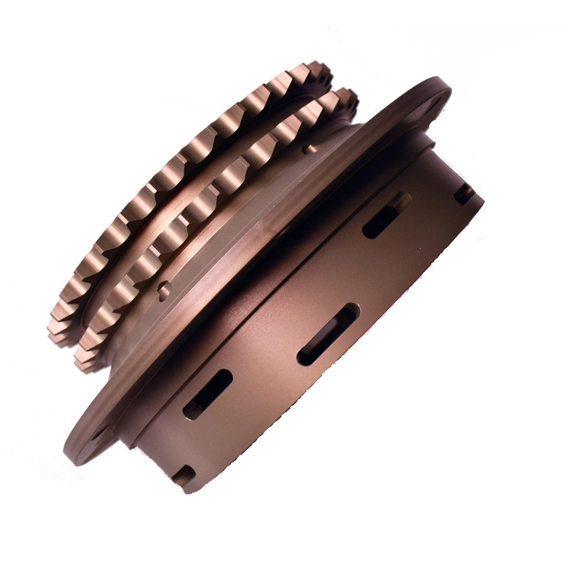 Basket, Chain Drive One Piece Shell w/36T Drive Sprocket – All Spline Shaft Big Twin